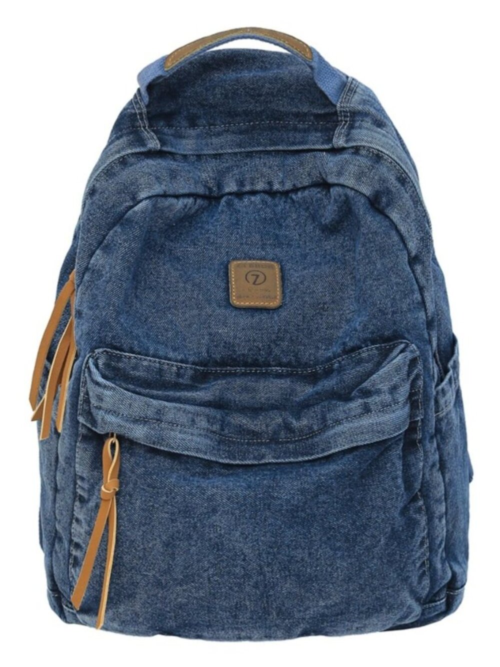 Vintage Aesthetic Denim Backpack for Women Men Grunge Y2k Travel Jeans Rucksack